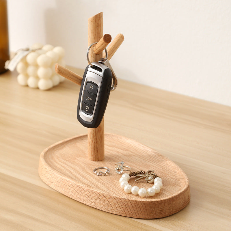 Bijoux Nook - Wood Key & Jewelry Holder