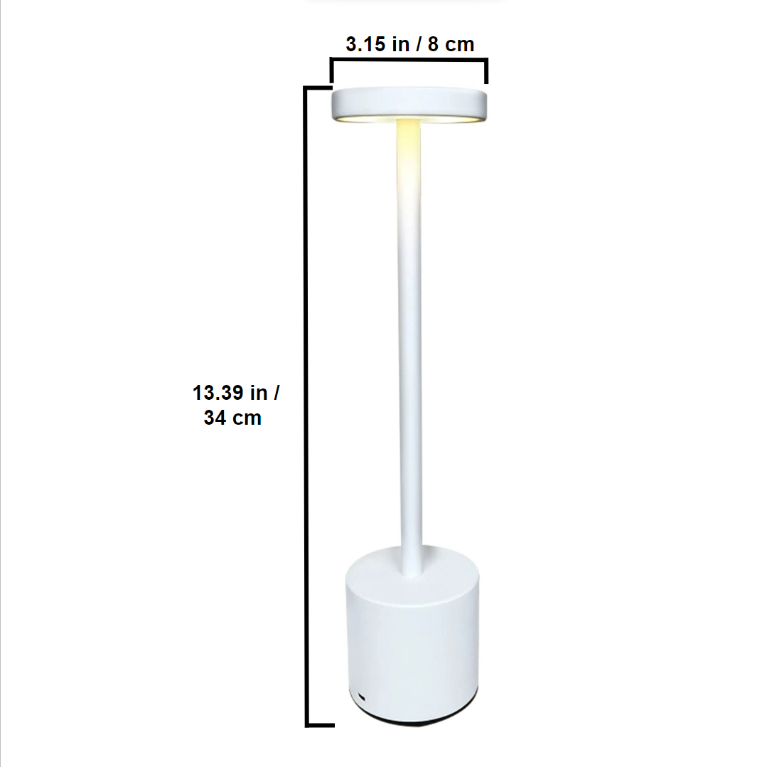 LuminTouch - Cordless Metal Lamp With Touch Control