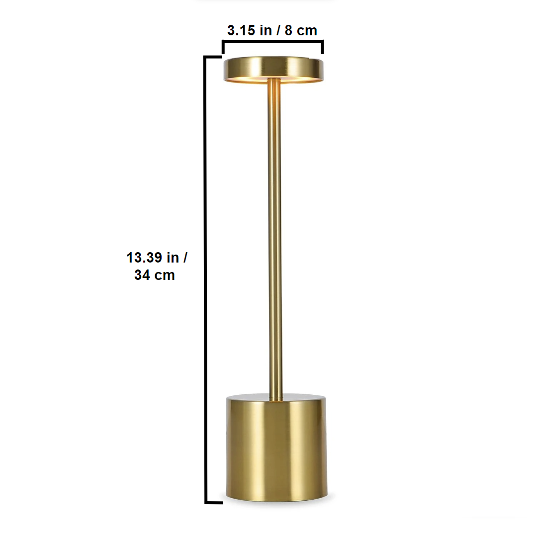 LuminTouch - Cordless Metal Lamp With Touch Control
