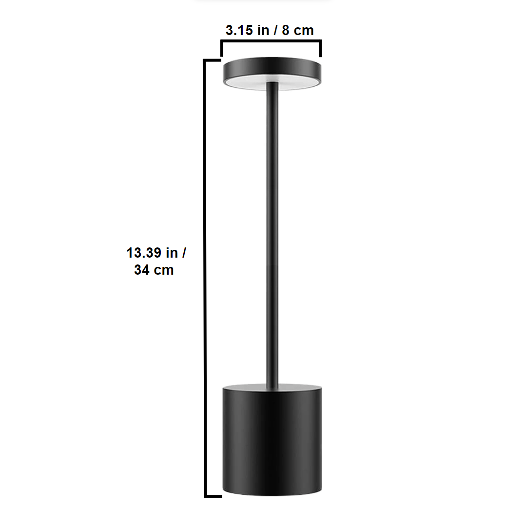 LuminTouch - Cordless Metal Lamp With Touch Control