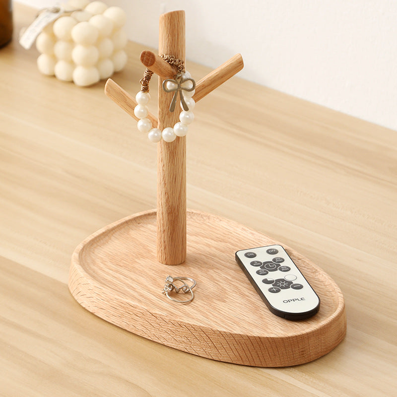 Bijoux Nook -  Wood Key & Jewelry Holder