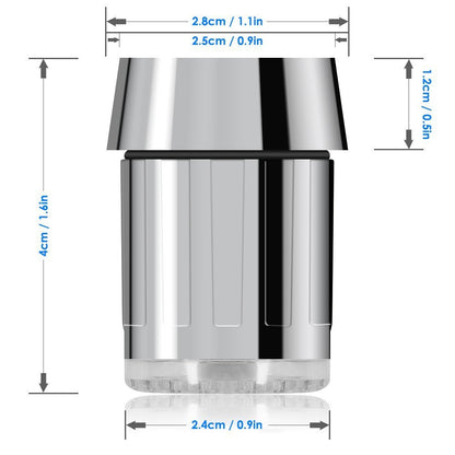 AquaChroma - Faucet Aerator With Temperature Indicating LED