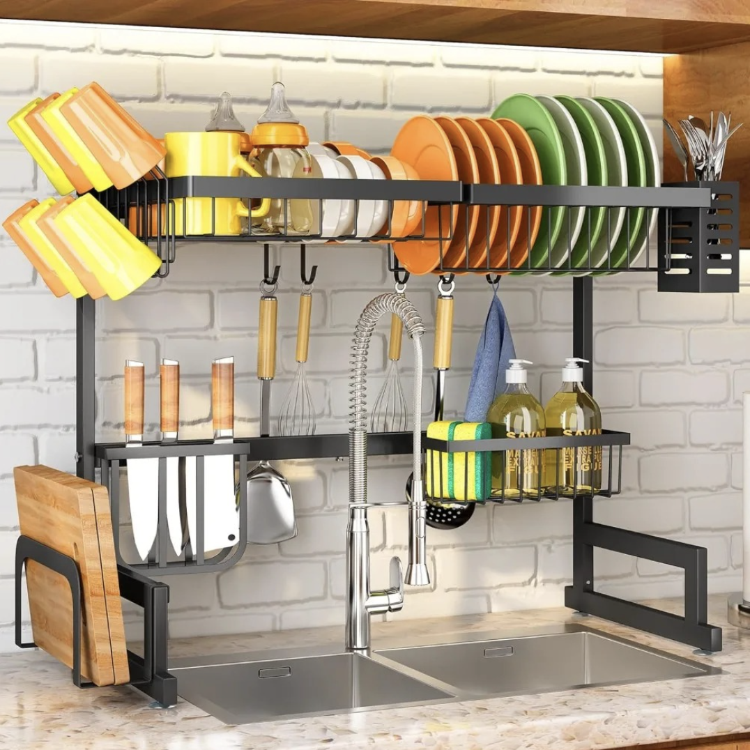 DishDry Harbor: Over-the-Sink Dish Drying Rack