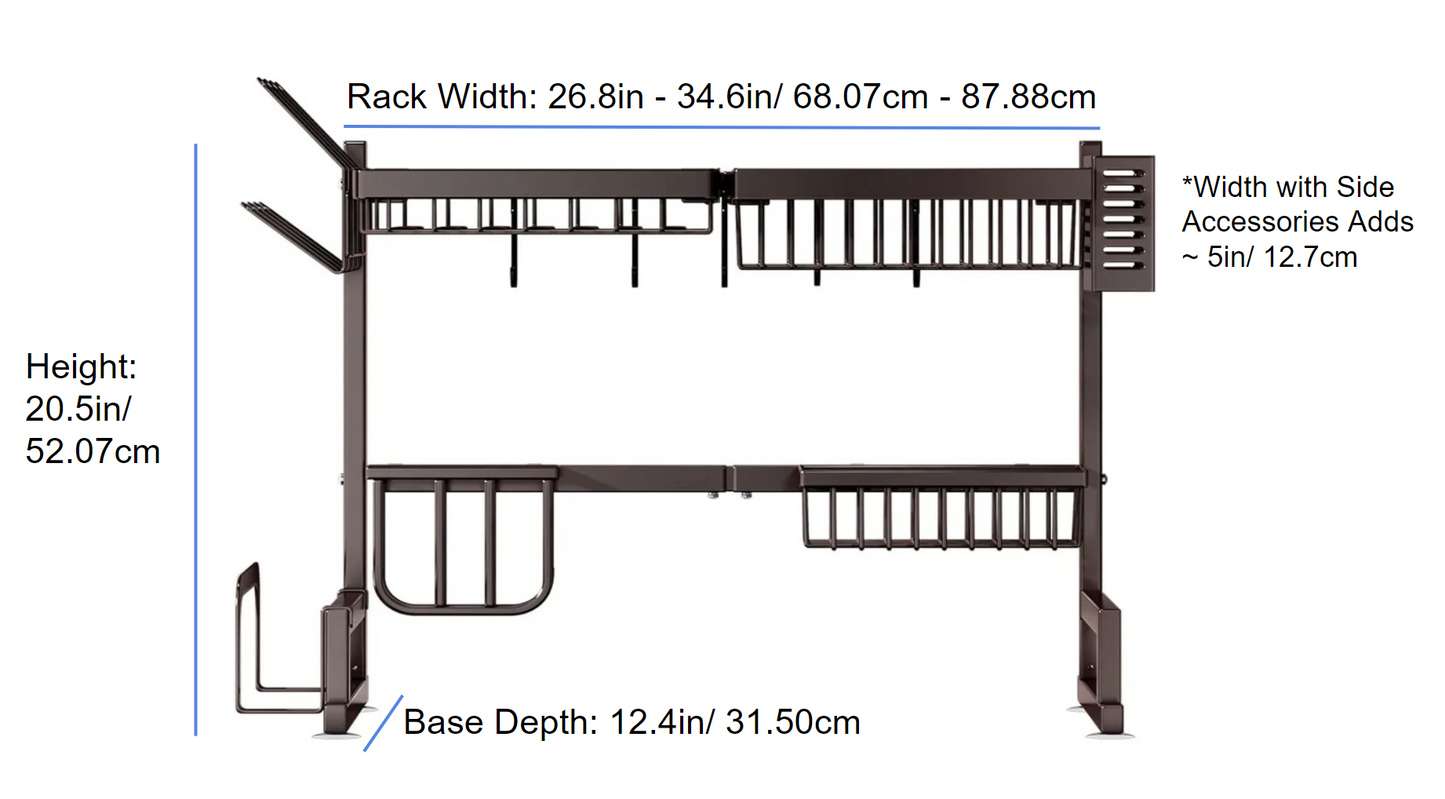 DishDry Harbor: Over-the-Sink Dish Drying Rack